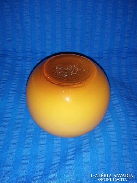 Double-layered glass sphere vase (a7)