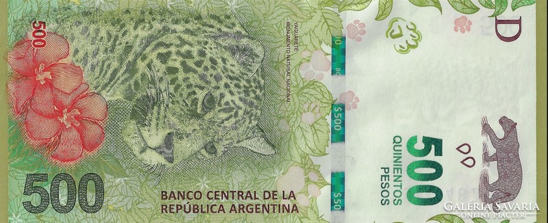 Argentína 500 peso, 2016, UNC bankjegy