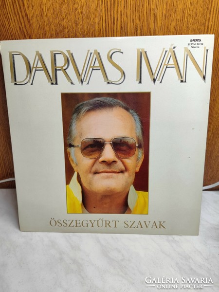 Iván Darvas - crumpled words vinyl