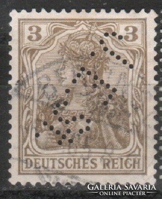 Céglyukasztásos 0590 Deutsches Reich Mi. 84 I      2,00 Euró