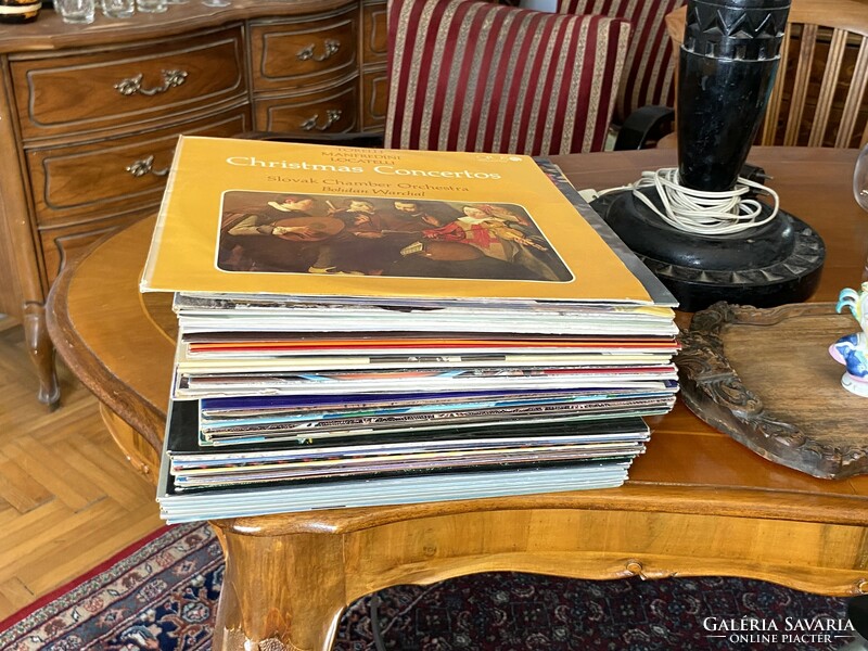 48 mixed vinyl records, mainly classical music