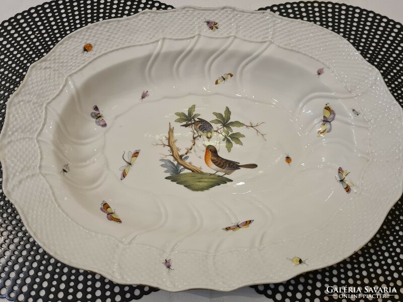 Antique old Herend Rothschild pattern bowl
