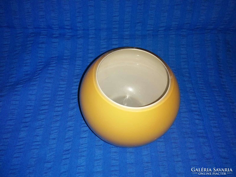 Kétrétegű üveg gömb váza (A7)