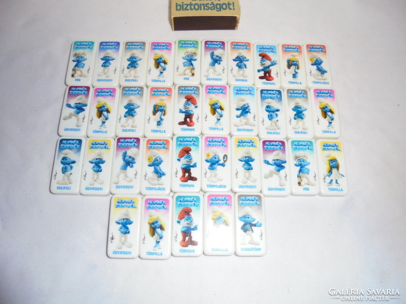 Hoop blue dwarf blue dominoes - 35 pieces together