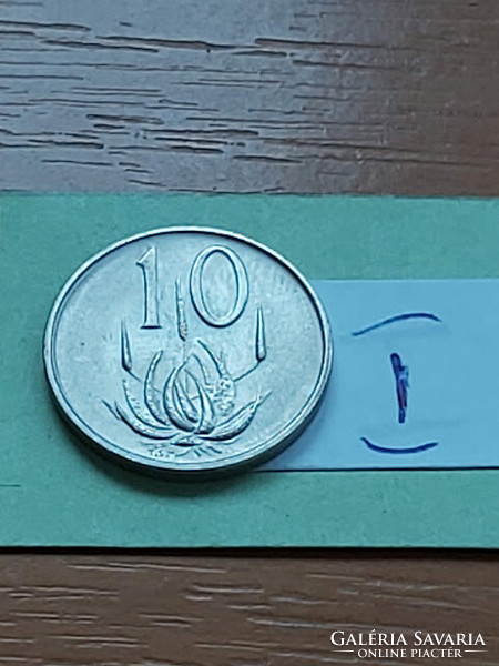 South Africa 10 cents 1973 aloe, nickel i