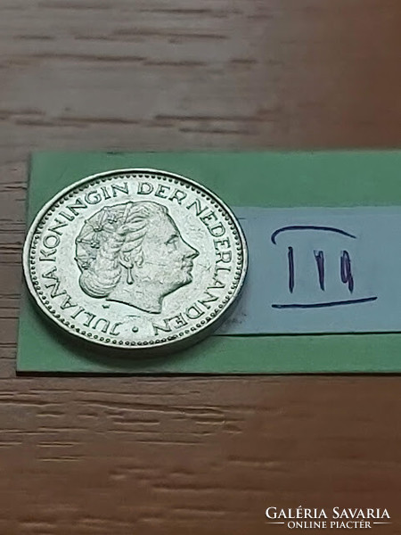 Netherlands 1 gulden 1972 nickel, Queen Juliana iii