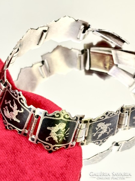 Antique handmade silver bracelet