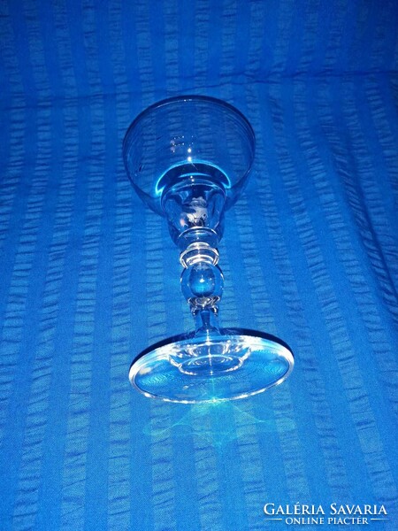 Glass candle holder 15 cm (a7)
