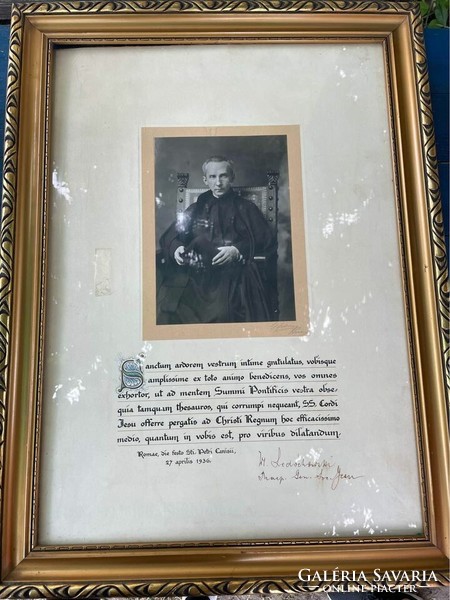 Autograph by Wlodimir Ledóchowski