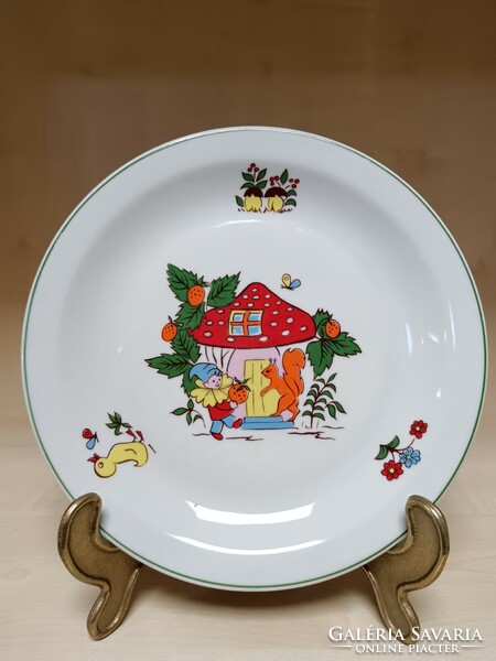 Plate with a Polish fairy tale pattern