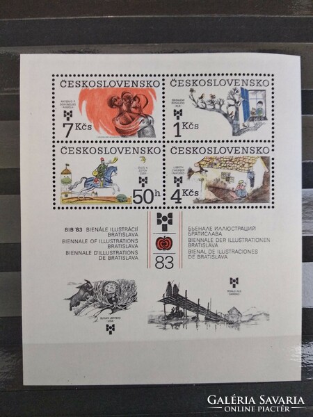 Csehszlovákia 1983, bienálé blokk