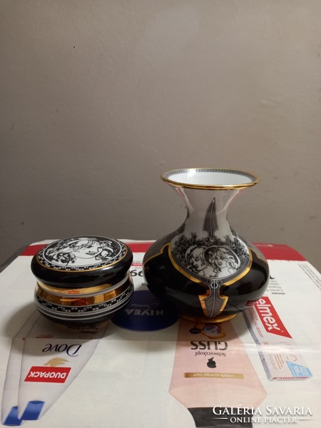 2 pieces of Saxon Ender Hólloháza porcelain!