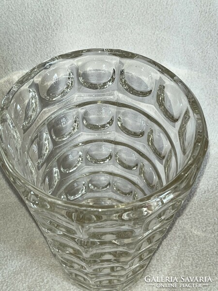 František pečeny glass vase sklo union hermanova glass factory (u0025)