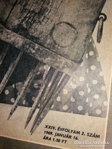 Régi 1969. január 16. PAJTÁS újság kultusz iskolai hetilap a képek szerint