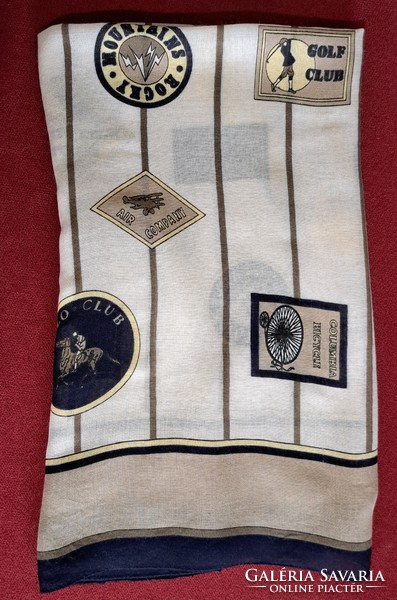 Women's scarf with logo (l4580)