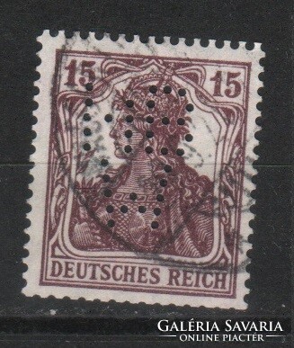 Céglyukasztásos 0601 Deutsches Reich Mi. 100 a      3,00 Euró