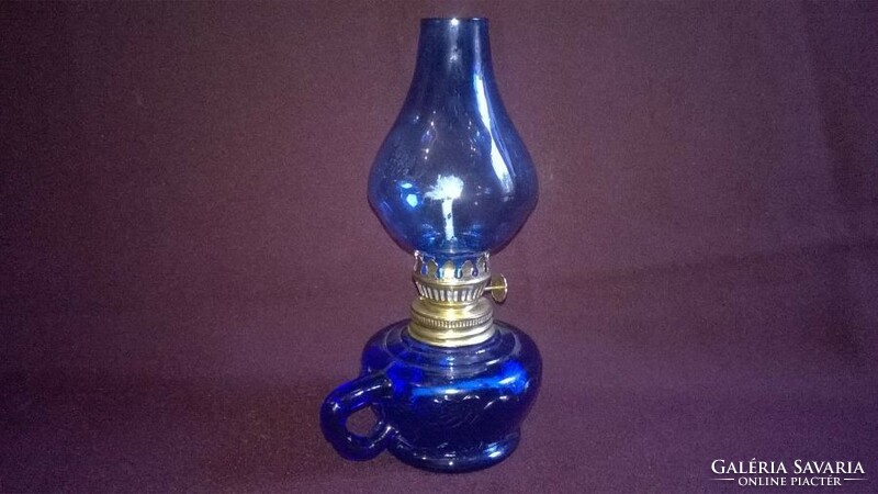 Blue table or walking kerosene lamp