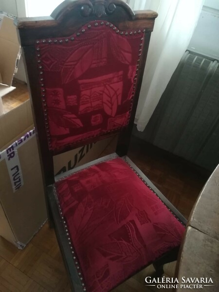 Most alacsonyabb áron: Antik, újra húzott székek - 4 db van, párosával vagy külön is eladók