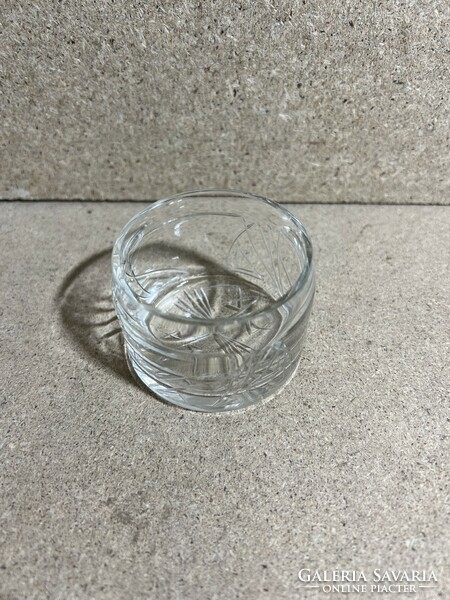 Régi kristály whiskey-s pohár, 6 x 405 cm-es nagyságú. 4035