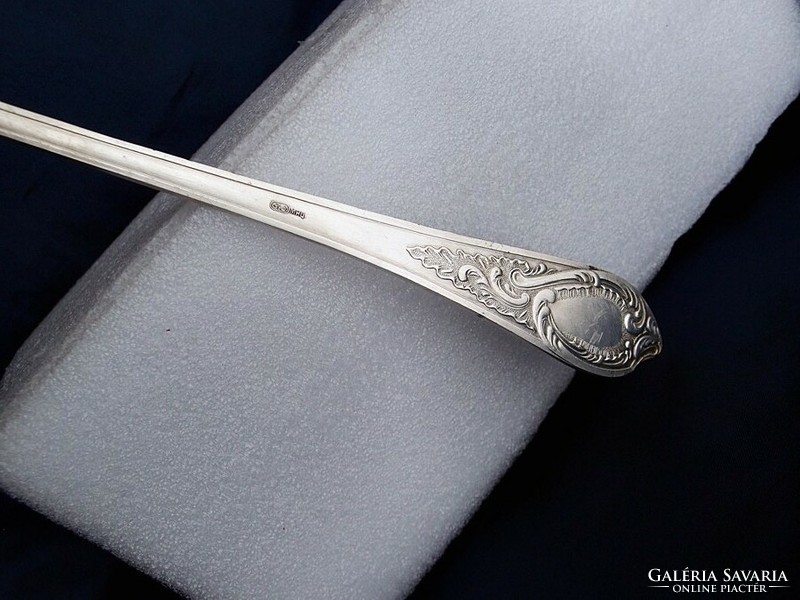 Old silver-plated ladle