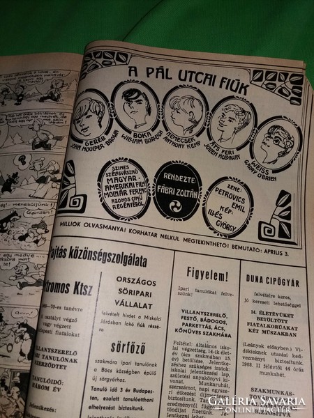 Old 1969. March 27. Pajtás newspaper cult school weekly according to the pictures