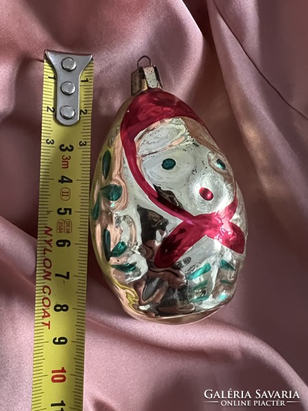 Old Russian Christmas tree ornament fairy tale figure of an aunt with a shawl?