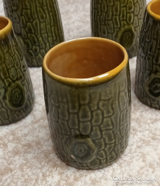 Ceramic wine glasses