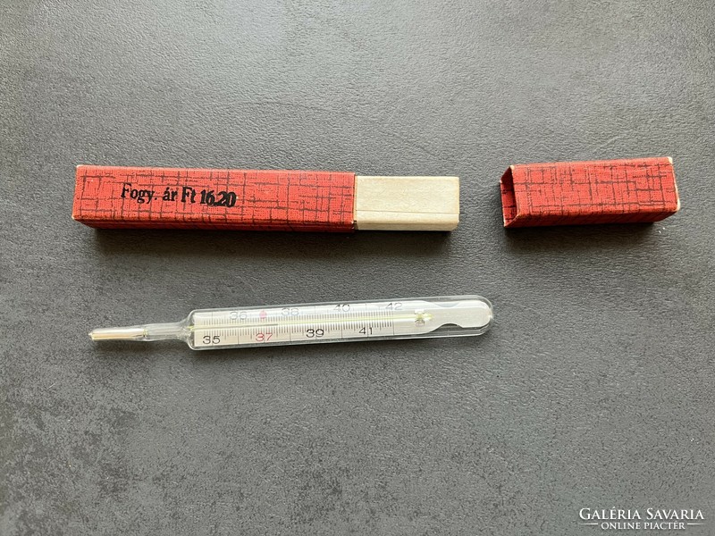 Old German mercury thermometer