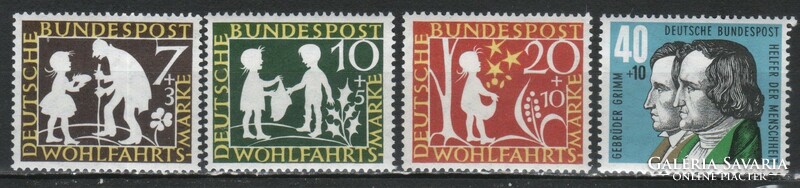 Postatiszta Bundes 1078 Mi 322-325    5,00 Euró