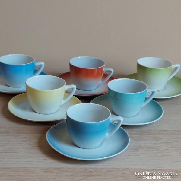 Kőbánya (drasche) porcelain coffee set