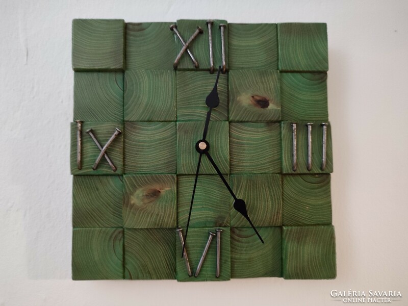 Vintage handmade wall clock