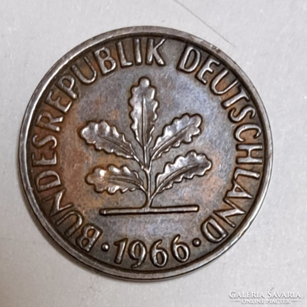 1966 Germany 2 pfennig (1518)