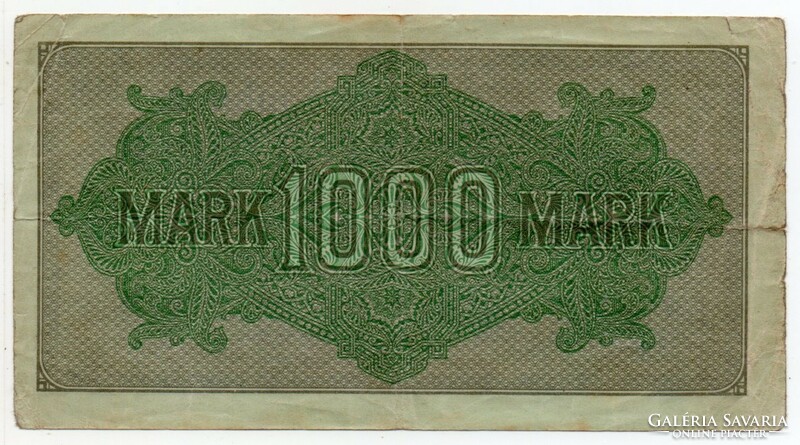 Németország 1000 német inflációs Márka, 1922