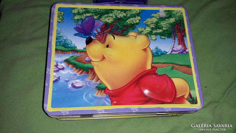Retro metal disc disney snack bag - Winnie the Pooh - perfect, never used 19x15x7cm according to pictures