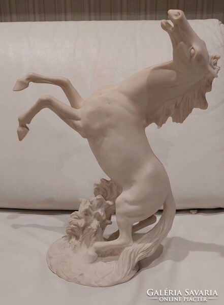 Prancing horse statue, 37 cm