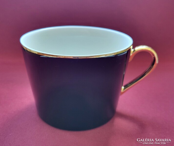 H&m black gold porcelain mug cup