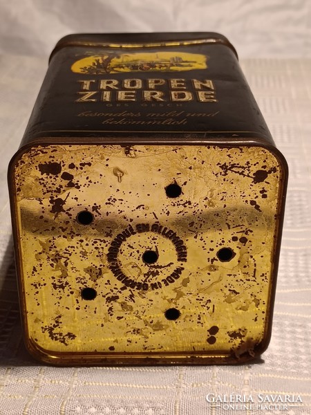 Rare metal cigar box-engelhardt cigarren tropen zierde