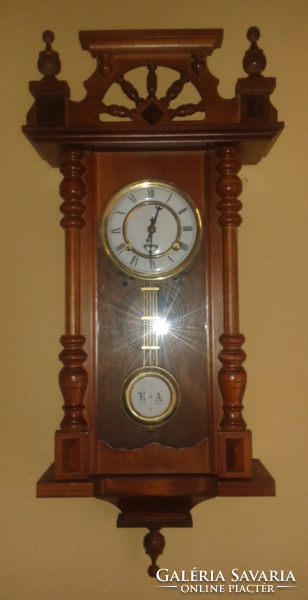 Antique old German wall clock