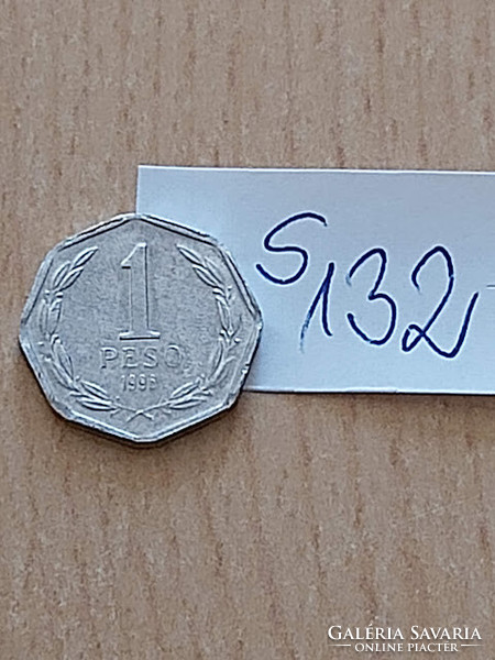 Chile 1 peso 1996 alu. Bernardo o'higgins s132