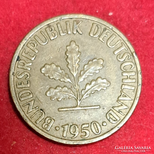 1950.  Németország 10 P.fennig (1515)