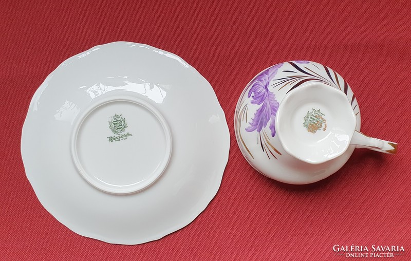 Weimar German porcelain coffee tea set cup saucer plate