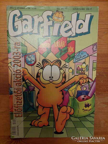 Jim Davis: Garfield képregény 2002/12 156 Tökéletes állapotú (Akár INGYENES szállítással)