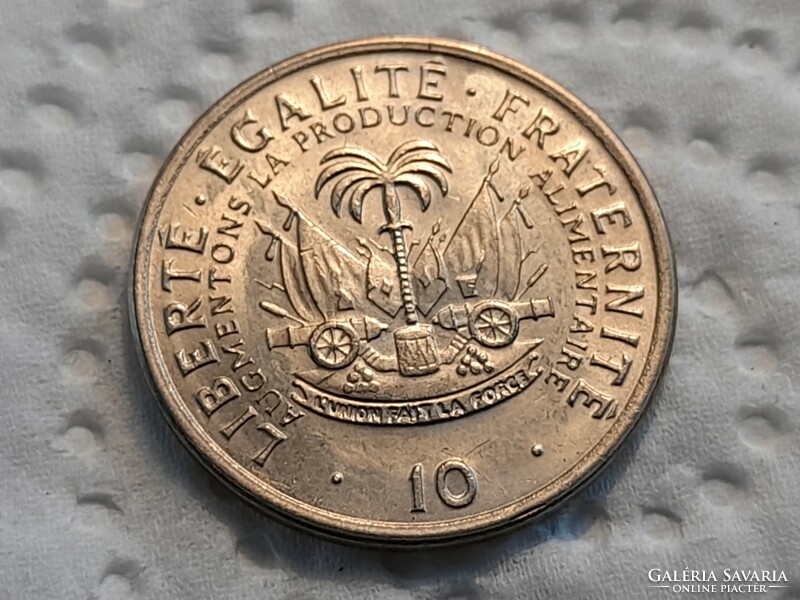 Haiti 10 centimes 1975. Fao