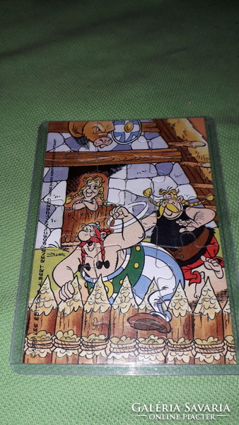 Retro collectible kinder surprise mini puzzle - asterix - in collector's case - 10x7cm according to the pictures 4.