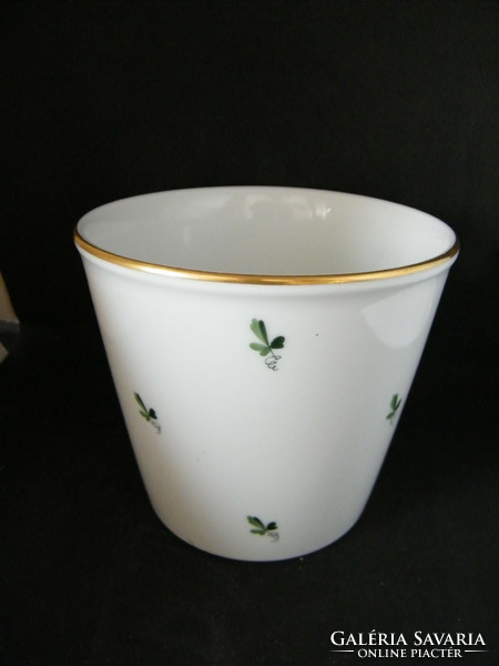 Augarten Viennese clover patterned porcelain bowl