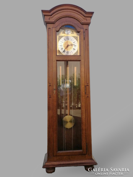 Oak bedside clock