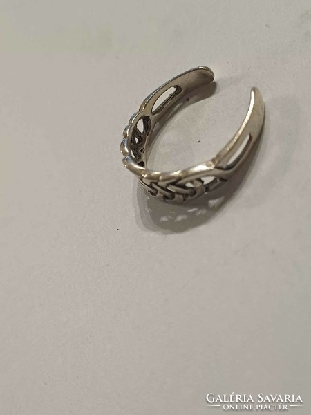 Állítható méretű ezüst gyűrű