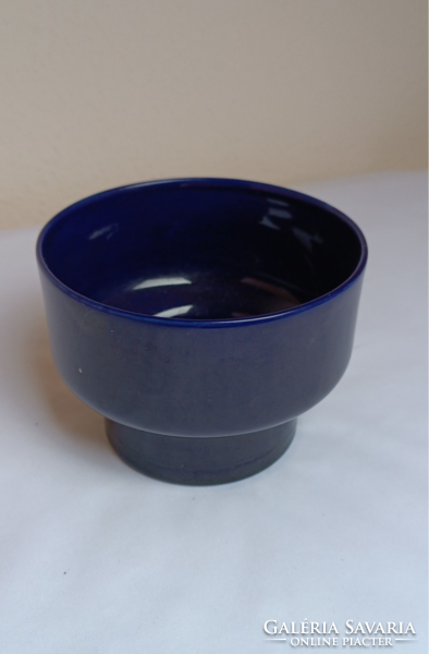 Kaspó, Hólloháza, cobalt blue. Core: 9.3 cm diameter: 13 cm