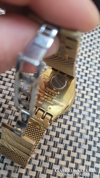 Swatch iron wristwatch.