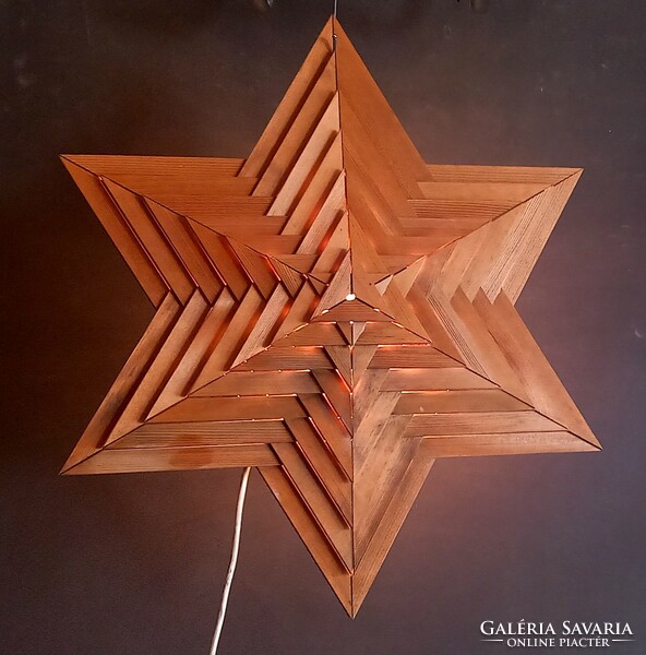 Scandinavian design wooden star wall lamp negotiable